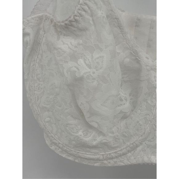 Bali Bra Lace Smooth Women 36 DD White Seamless Underwire New No Tags - Picture 3 of 10